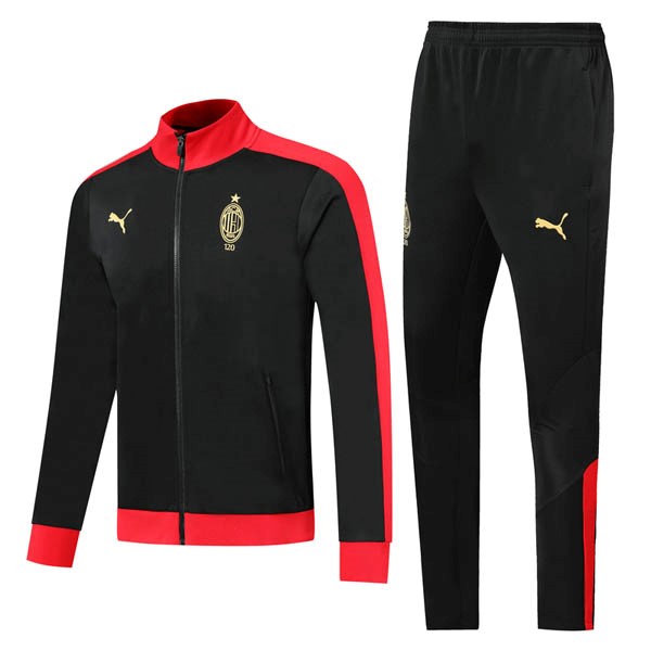 Chandal AC Milan 2019-2020 Negro Rojo Amarillo